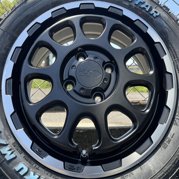 バモス ホビオ HM HJ クリッパー リオ NT100 NV100 DR64 DR16 DR17 14インチ 4.5j 4穴 155/65R14 新品 タイヤホイールセット 4本 MUDSTAR