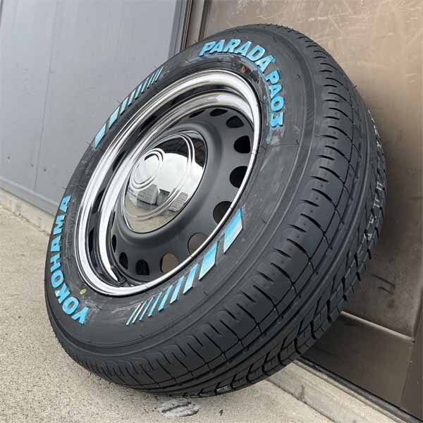 即納! 200系 ハイエース レジアスエース 車検対応 16インチ スチール スタッドレス タイヤホイールセット YOKOHAMA PARADA PA03 215/65R16C