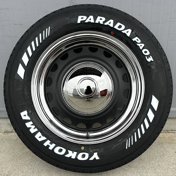 ハイエース 200系 レジアスエース 國産 車検対応 16インチ タイヤホイール4本セット ヨコハマ パラダ PA03 215/65R16C マットブラック