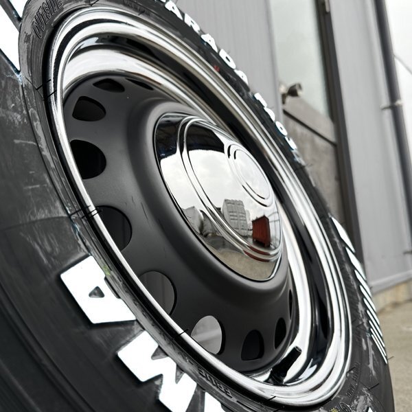 ハイエース 200系 レジアスエース 國産 車検対応 16インチ タイヤホイール4本セット ヨコハマ パラダ PA03 215/65R16C マットブラック
