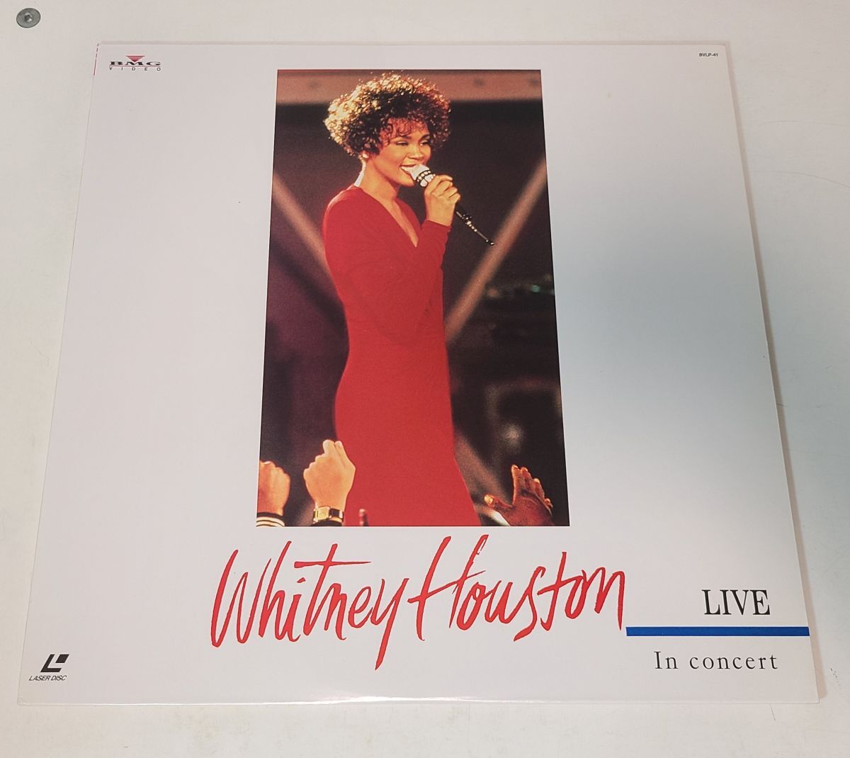 LD / ホイットニー・ヒューストン　WHITNEY HOUSTON　LIVE IN CONCERT / BMGビクター / BVLP-41【M005】