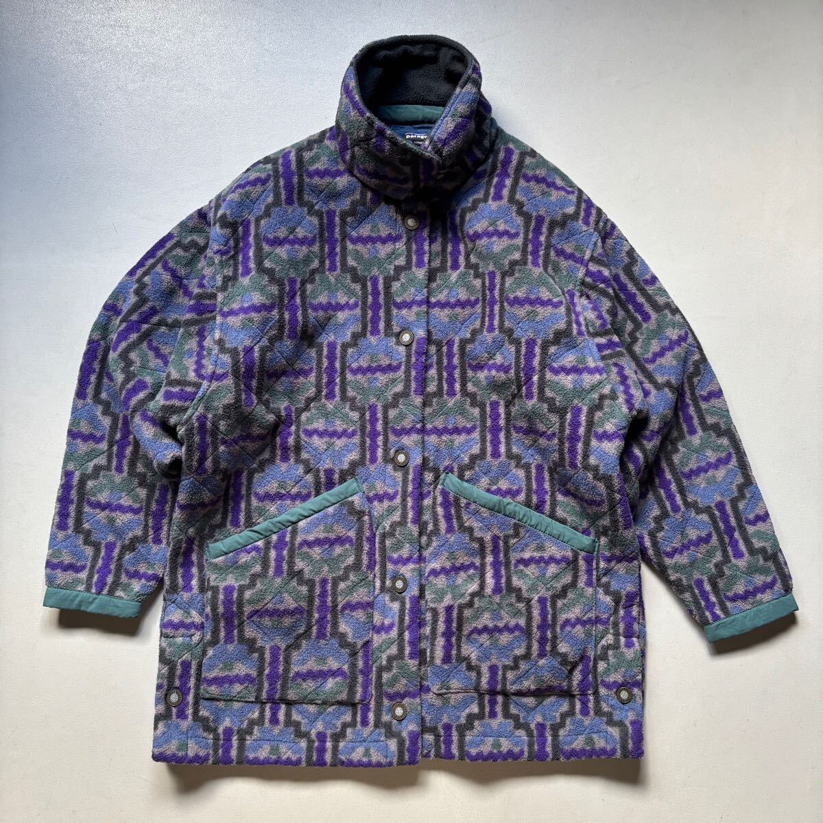 Patagonia synchilla Shearling coat “Tehuelches pattern Patagonia synchilla Shearling coat “Tehuelches pattern