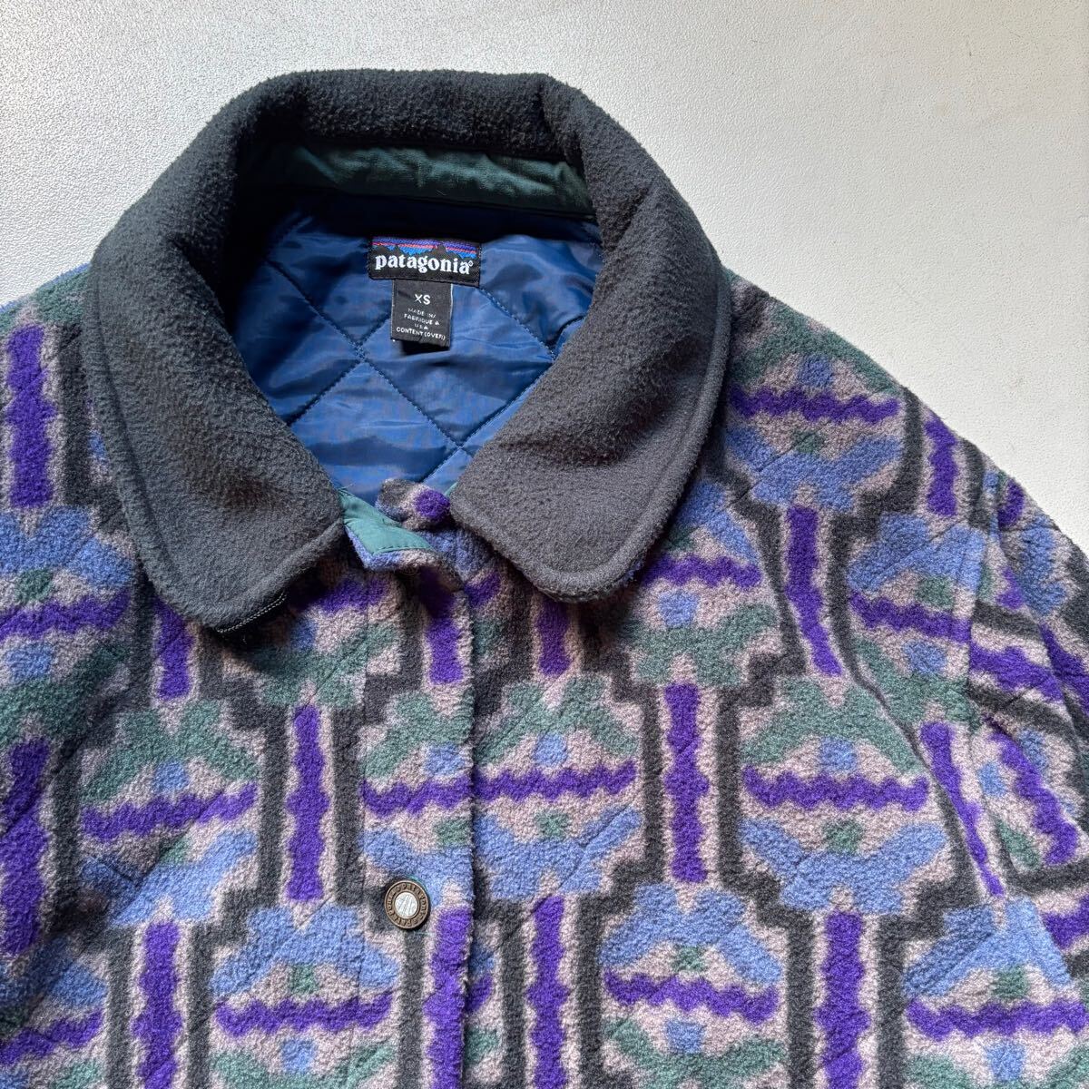 Patagonia synchilla Shearling coat “Tehuelches pattern Patagonia synchilla Shearling coat “Tehuelches pattern