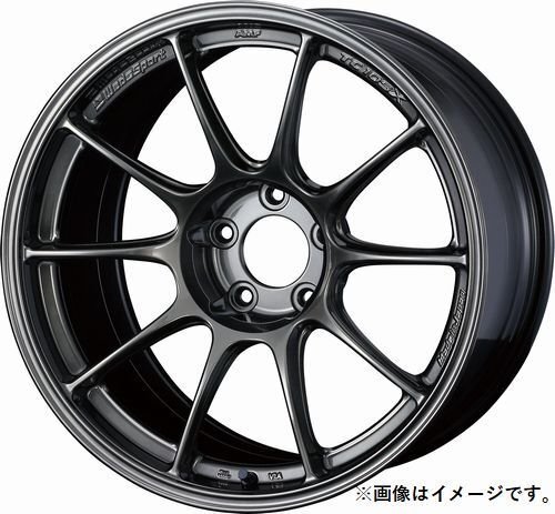 個人宅発送可能 Weds ウエッズスポーツ 18X10.0J +17 5穴 PCD114.3 EJ-TI ホイール 1本 TC-105X ティーシーイチマルゴエックス (74104)