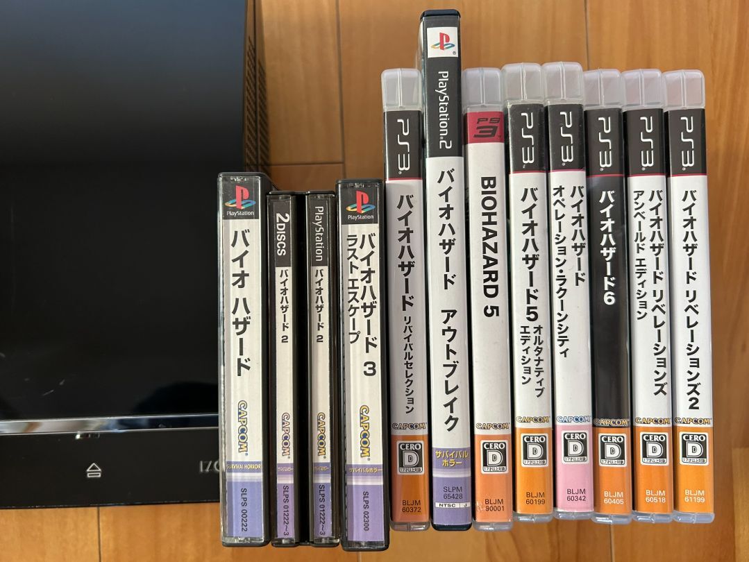 動作品 この1台でPS1 2 3ソフト(バイオハザード1~6)遊べるセット PS3初期型(60GB→500GBへ交換済)+コントローラ2個+HDMIケーブル CECHA00|Yahoo!フリマ(旧PayPayフリマ) 動作品 この1台でPS1 2 3ソフト(バイオハザード1~6)遊べるセット PS3初期型(60GB→500GBへ交換済)+コントローラ2個+HDMIケーブル CECHA00|Yahoo!フリマ(旧PayPayフリマ)