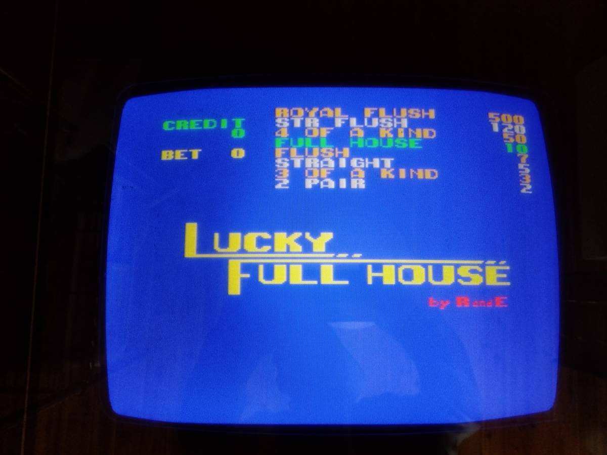 LUCKY FULL HOUSE Lucky полный house Poe машина основа 3
