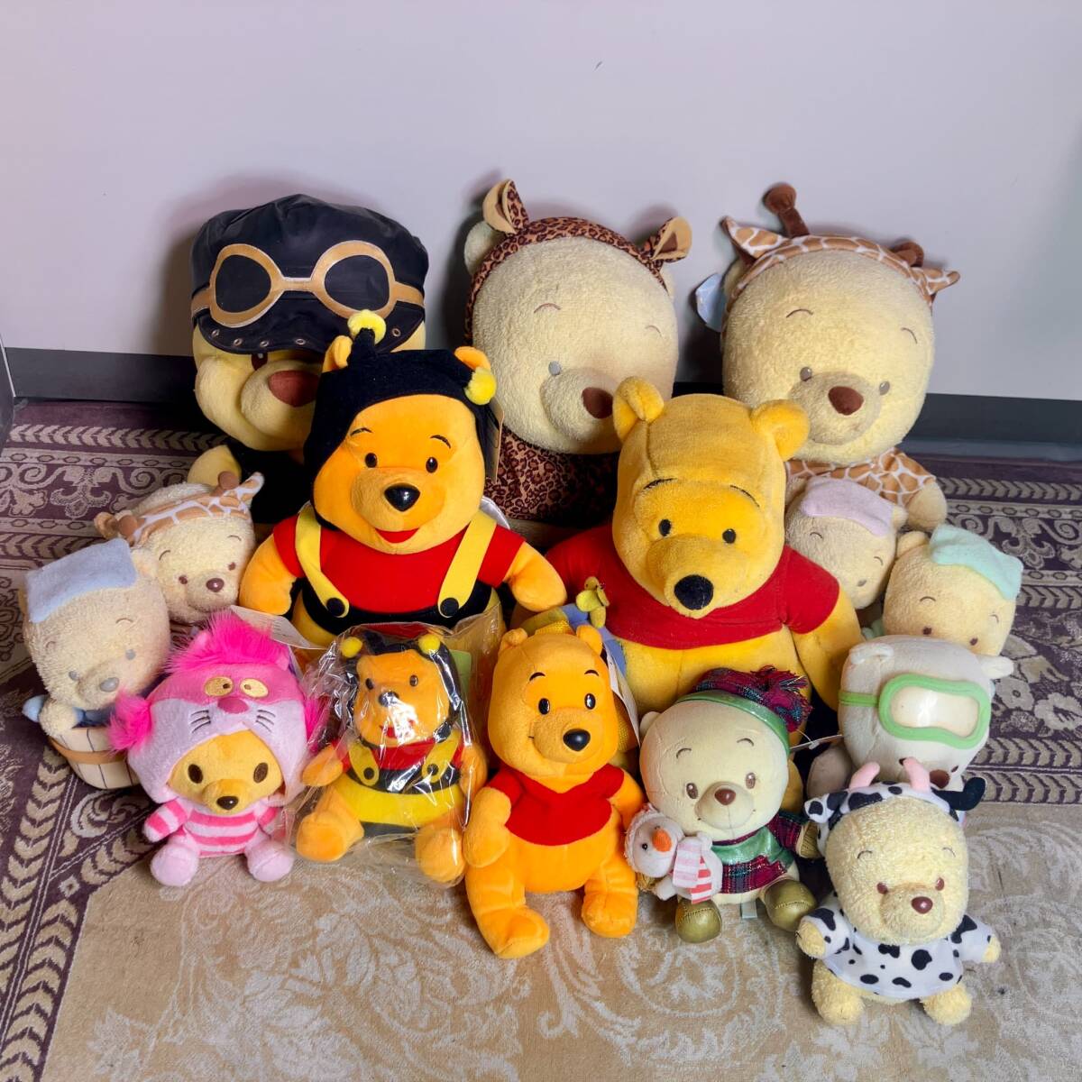J89438 くまのプーさん ぬいぐるみ まとめ売り ディズニー Disney Pooh コスプレ 着ぐるみプーさん アニマル 温泉