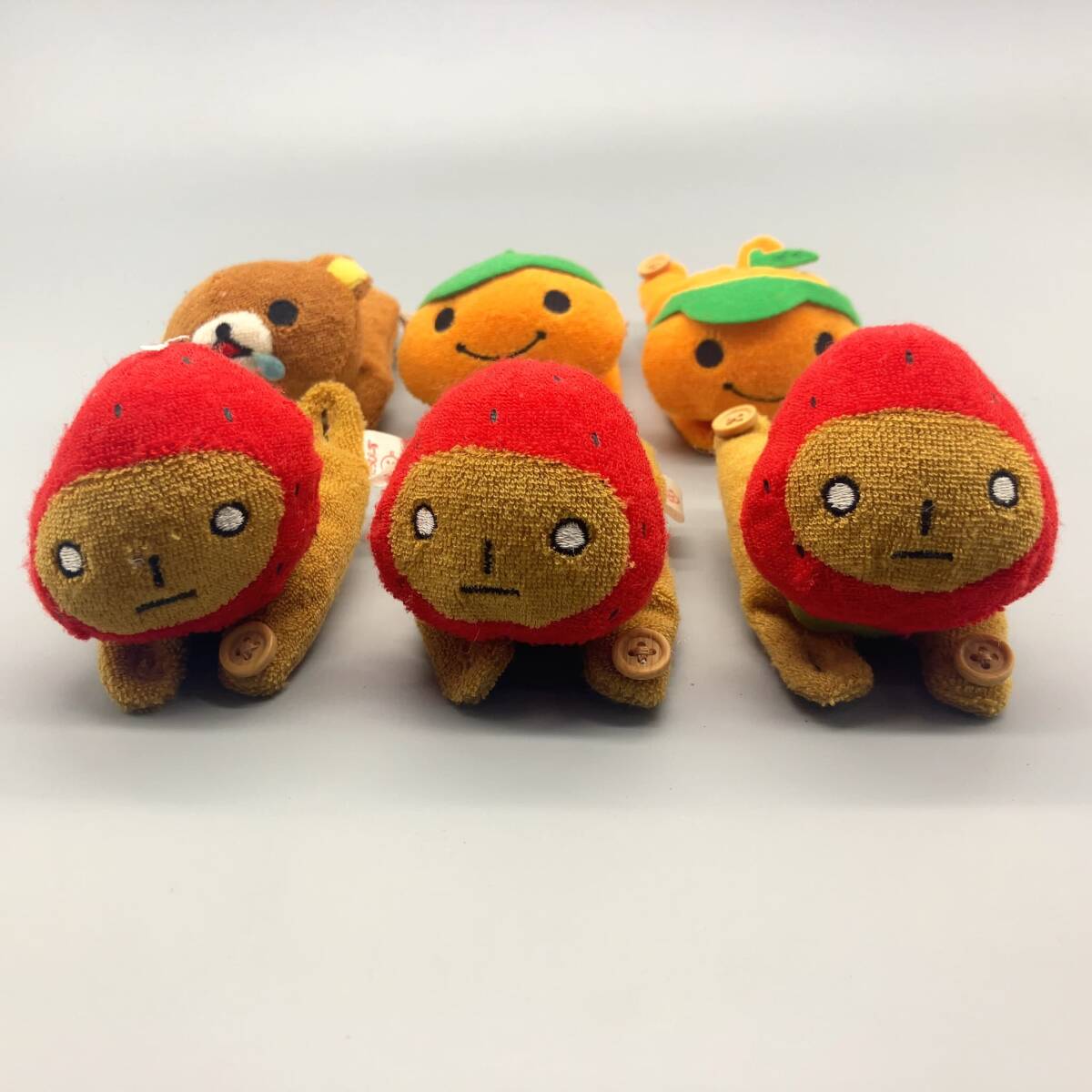 お気に入りの M84298 くたっぴーず みかん リラックマ 6個セット ぬいぐるみ リラックマ