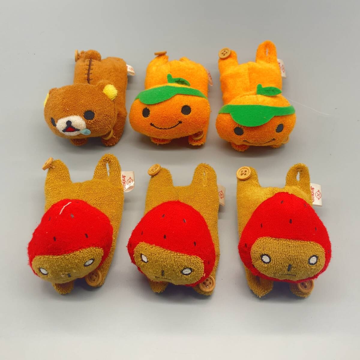 【楽天スーパーセール】 M84298 くたっぴーず みかん リラックマ 6個セット ぬいぐるみ リラックマ