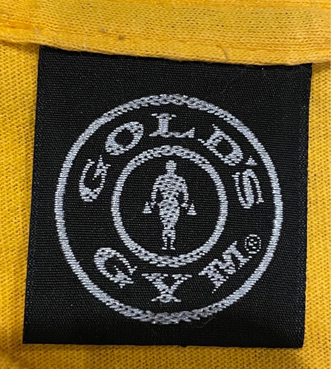  America производства GOLD'S GYM Gold Jim длинный футболка спорт Jim кемпинг тренировка America american стиль Vintage б/у одежда 