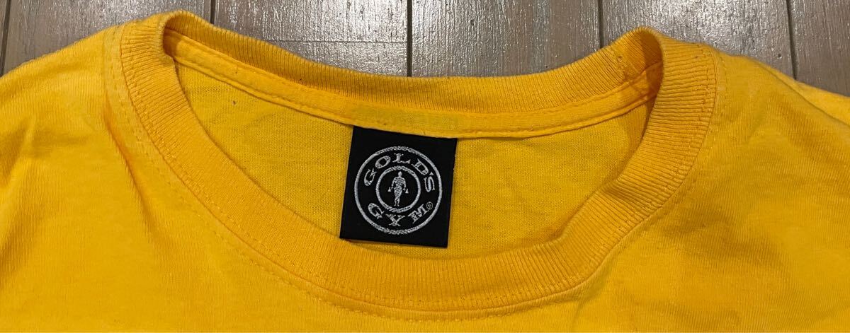  America производства GOLD'S GYM Gold Jim длинный футболка спорт Jim кемпинг тренировка America american стиль Vintage б/у одежда 