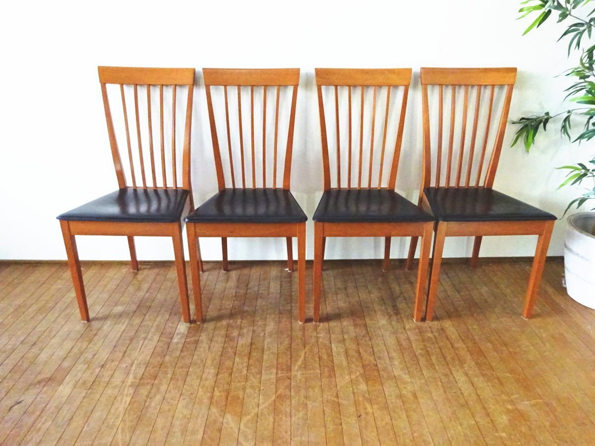 osk070114 【イタリア・デザイナーブランド】 Calligaris/カリガリス ハイバックダイニングチェア ４脚セット