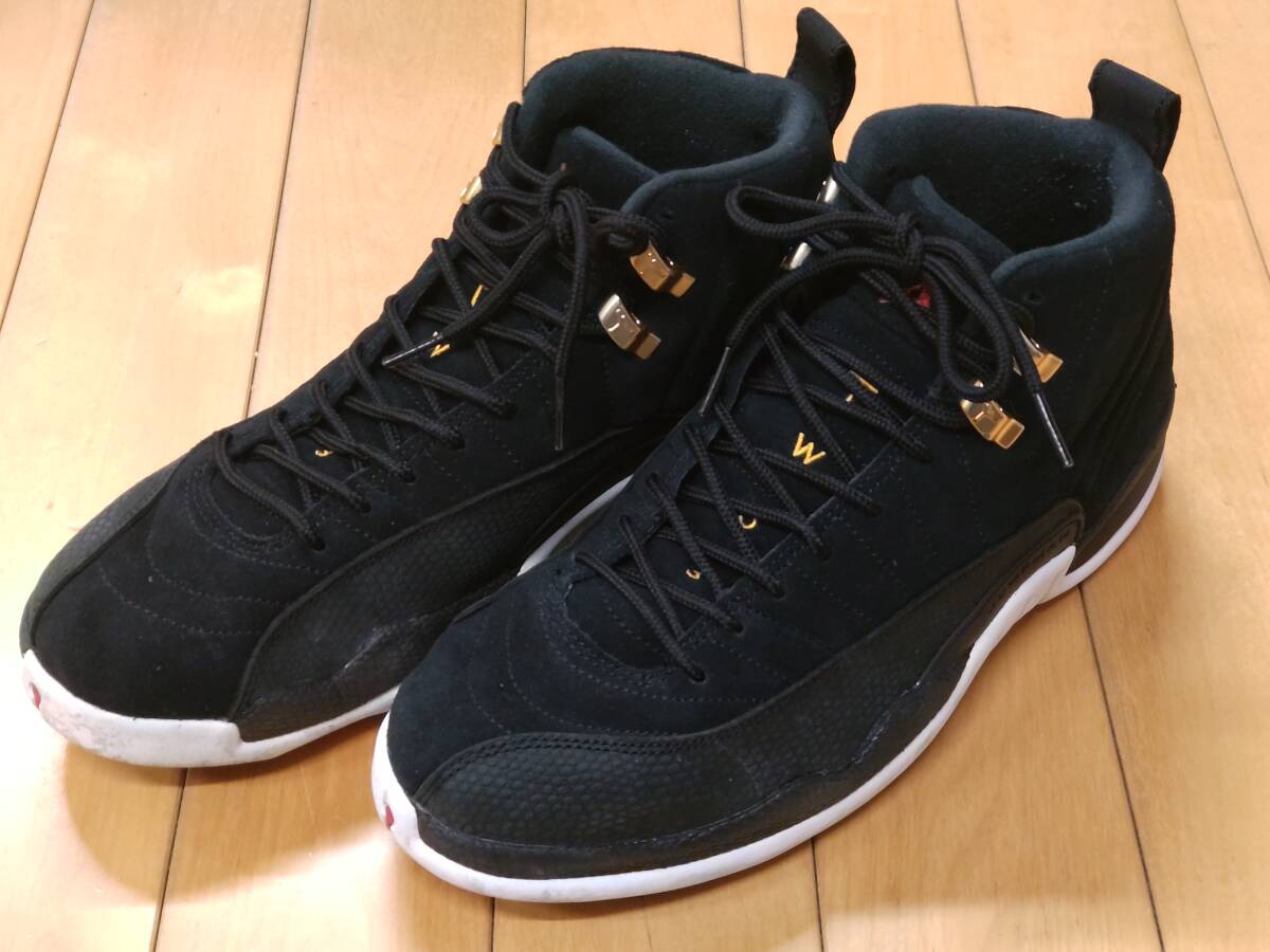 AIR JORDAN 12 RETRO "REVERSE TAXI" 130690-017 (ブラック/ホワイト/タクシー/ブラック)