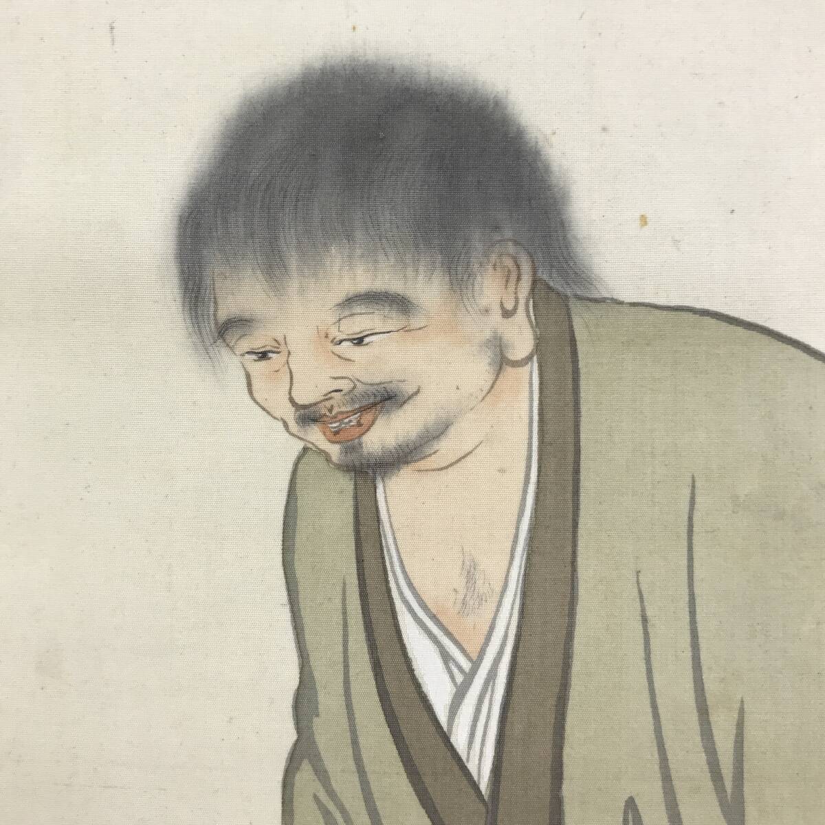 真作/尾竹国観/蝦蟇仙人図/ガマ仙人図/人物図/掛軸☆宝船☆AI 真作/尾竹国観/蝦蟇仙人図/ガマ仙人図/人物図/掛軸☆宝船☆AI