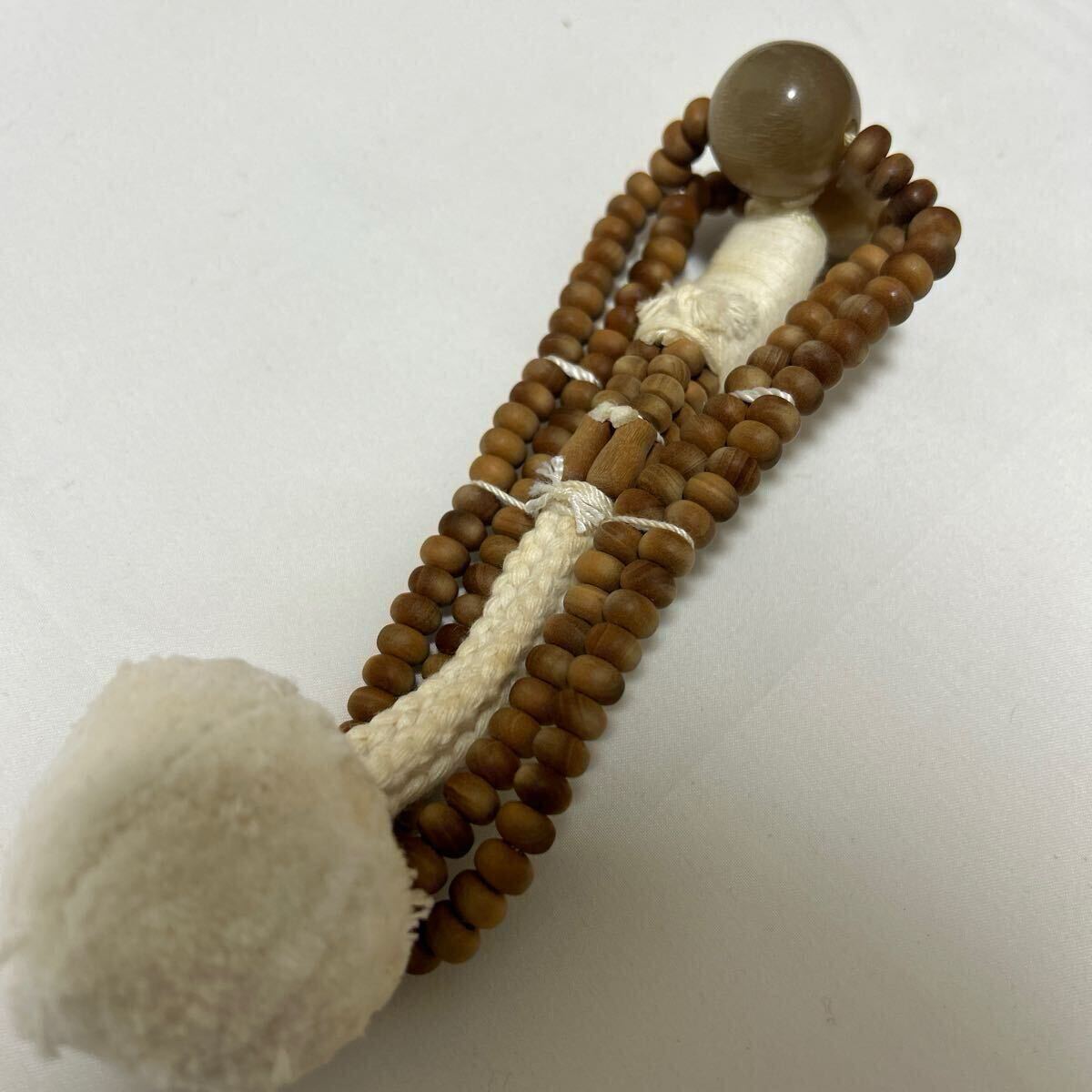 未使用品 日蓮宗【念珠】【白檀】 威儀具 仏具 法具 寺院 袈裟 未使用品 日蓮宗【念珠】【白檀】 威儀具 仏具 法具 寺院 袈裟
