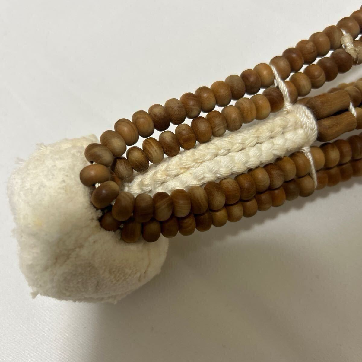 未使用品 日蓮宗【念珠】【白檀】 威儀具 仏具 法具 寺院 袈裟 未使用品 日蓮宗【念珠】【白檀】 威儀具 仏具 法具 寺院 袈裟