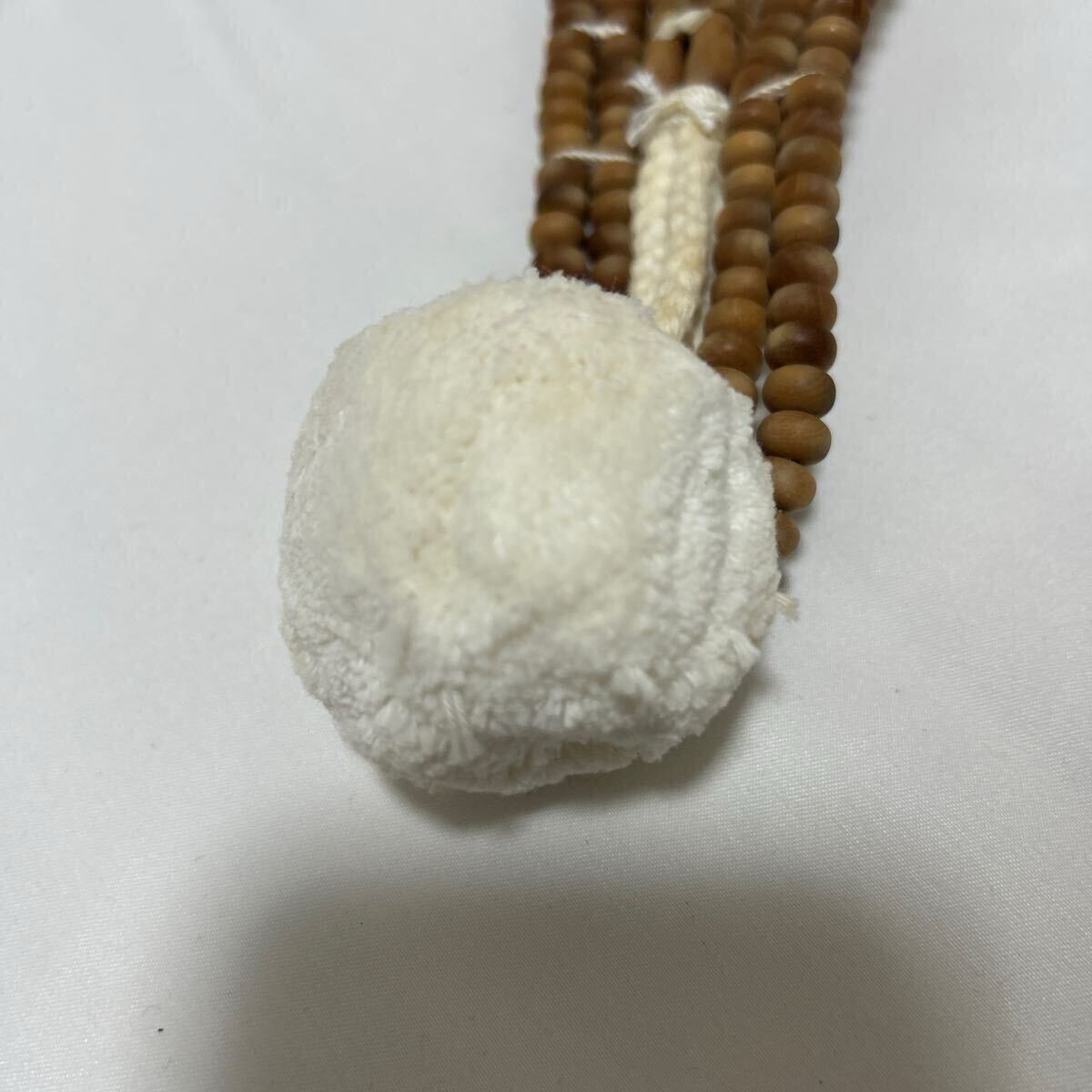 未使用品 日蓮宗【念珠】【白檀】 威儀具 仏具 法具 寺院 袈裟 未使用品 日蓮宗【念珠】【白檀】 威儀具 仏具 法具 寺院 袈裟