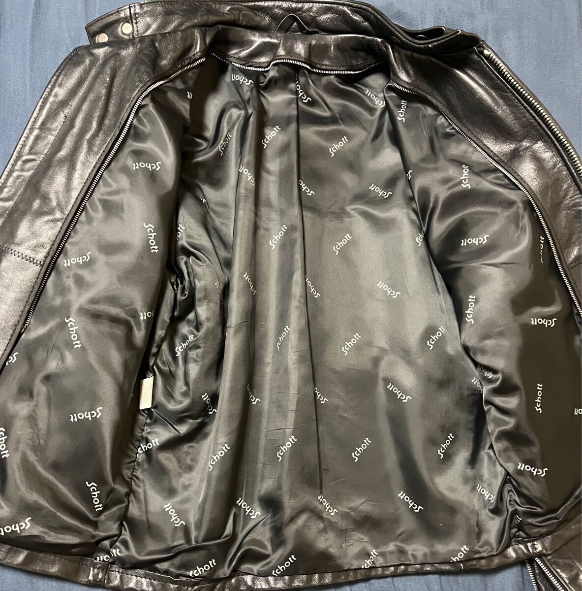 Schott サイズ40 シングルライダース 641
