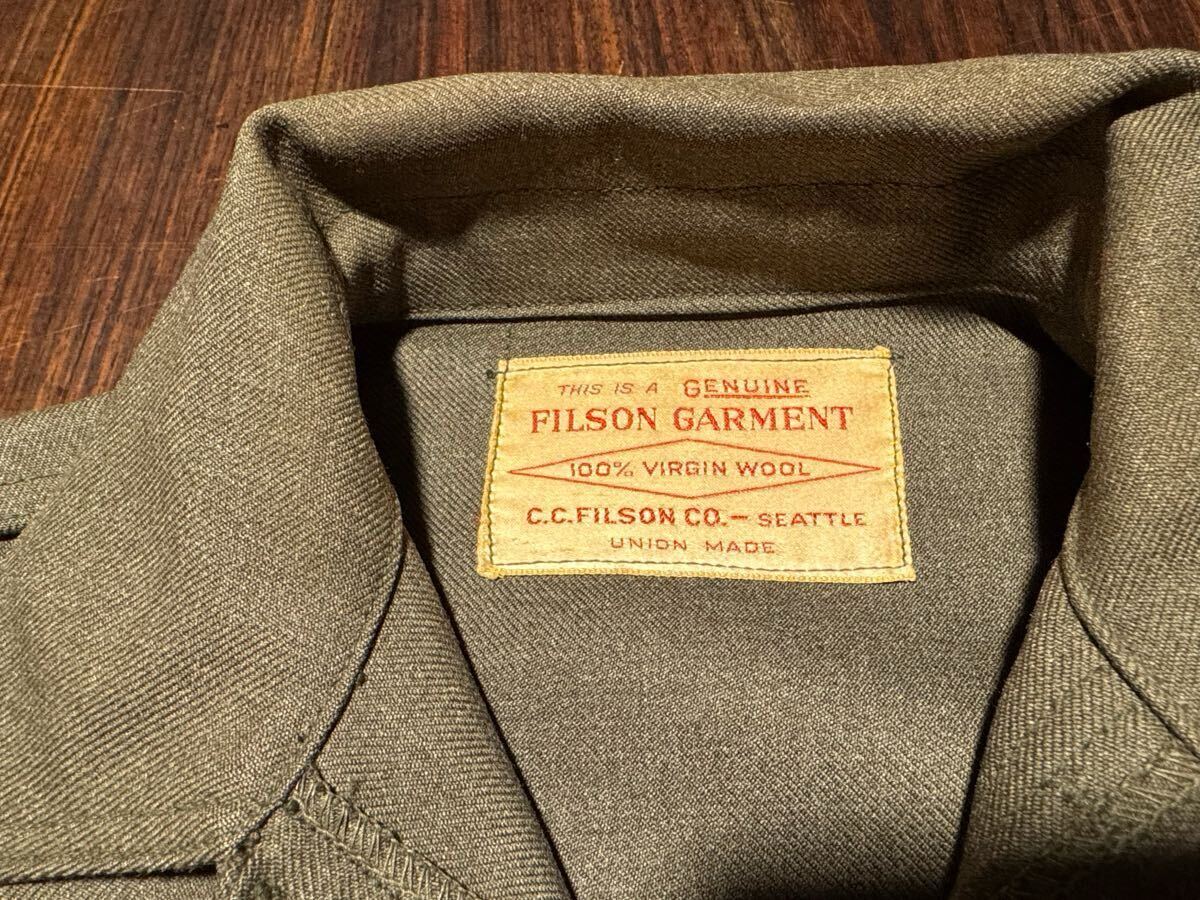 稀少30s〜40s オリジナル FILSON Forestry Cloth Cruiser 稀少30s〜40s オリジナル FILSON Forestry Cloth Cruiser