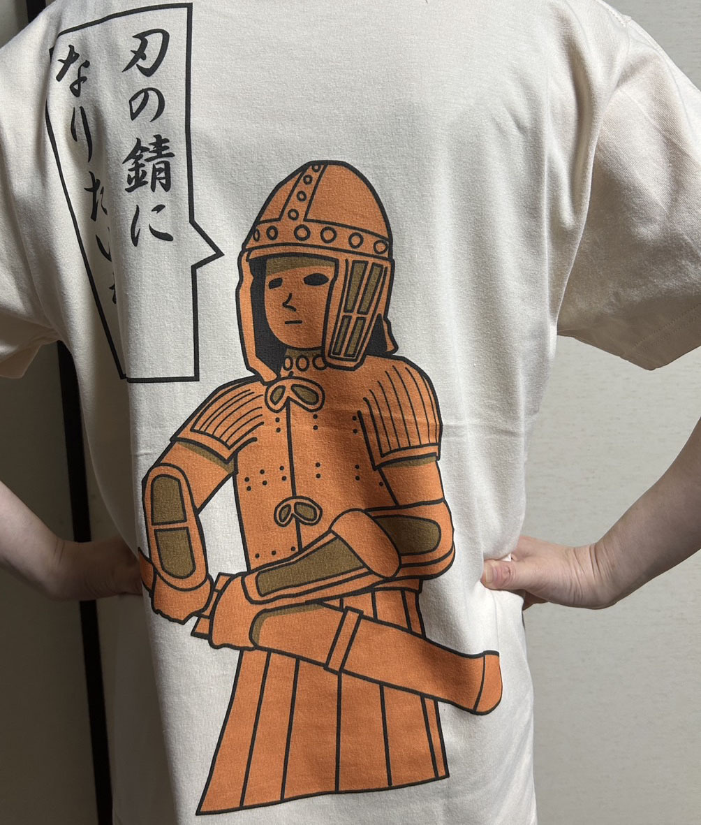 ★新品★ハニワTシャツ(埴輪　挂甲の武人)Mサイズ