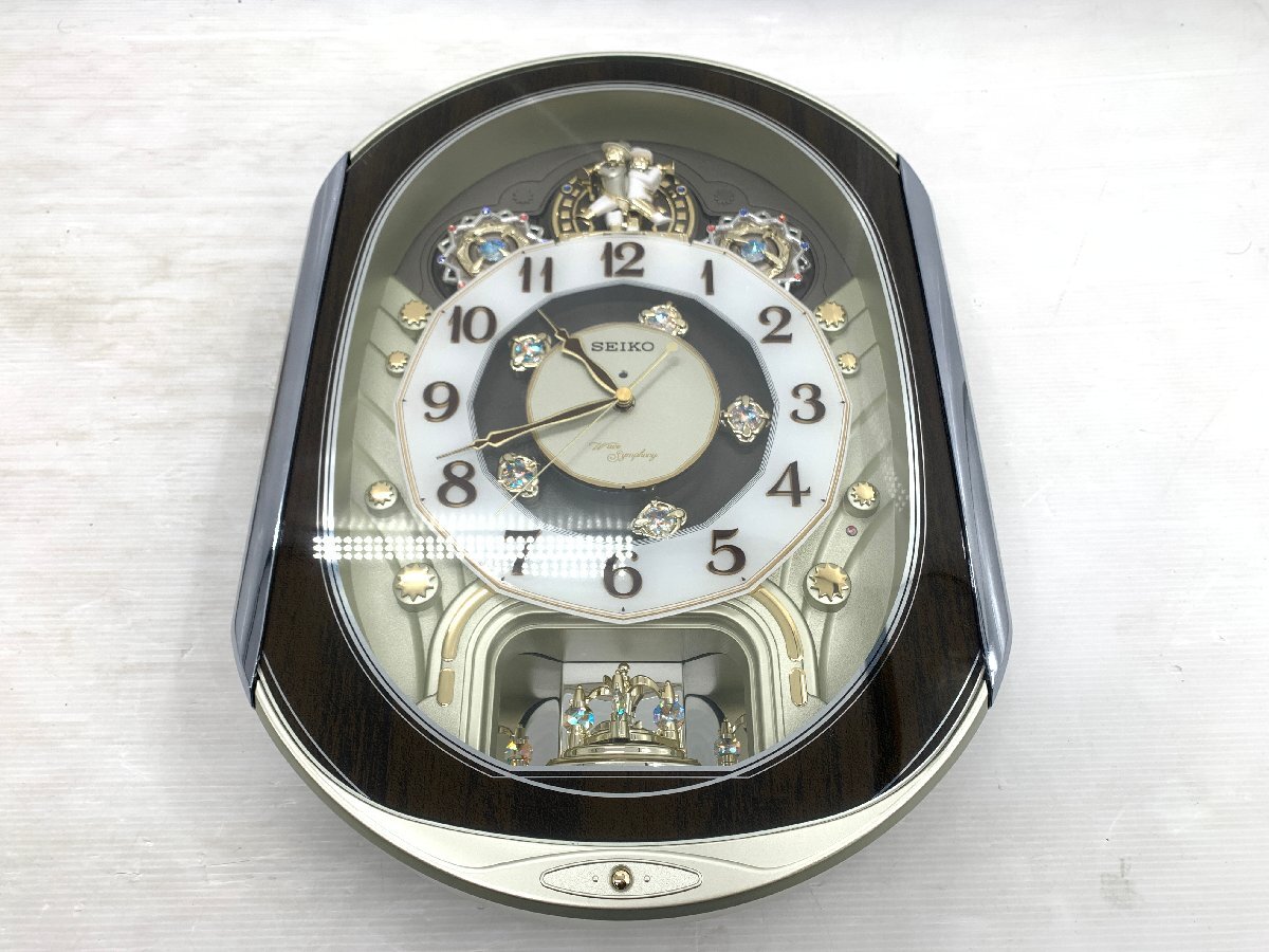 美品 SEIKO セイコー 掛け時計 からくり電波時計 アナログ 電波 美品 SEIKO セイコー 掛け時計 からくり電波時計 アナログ 電波
