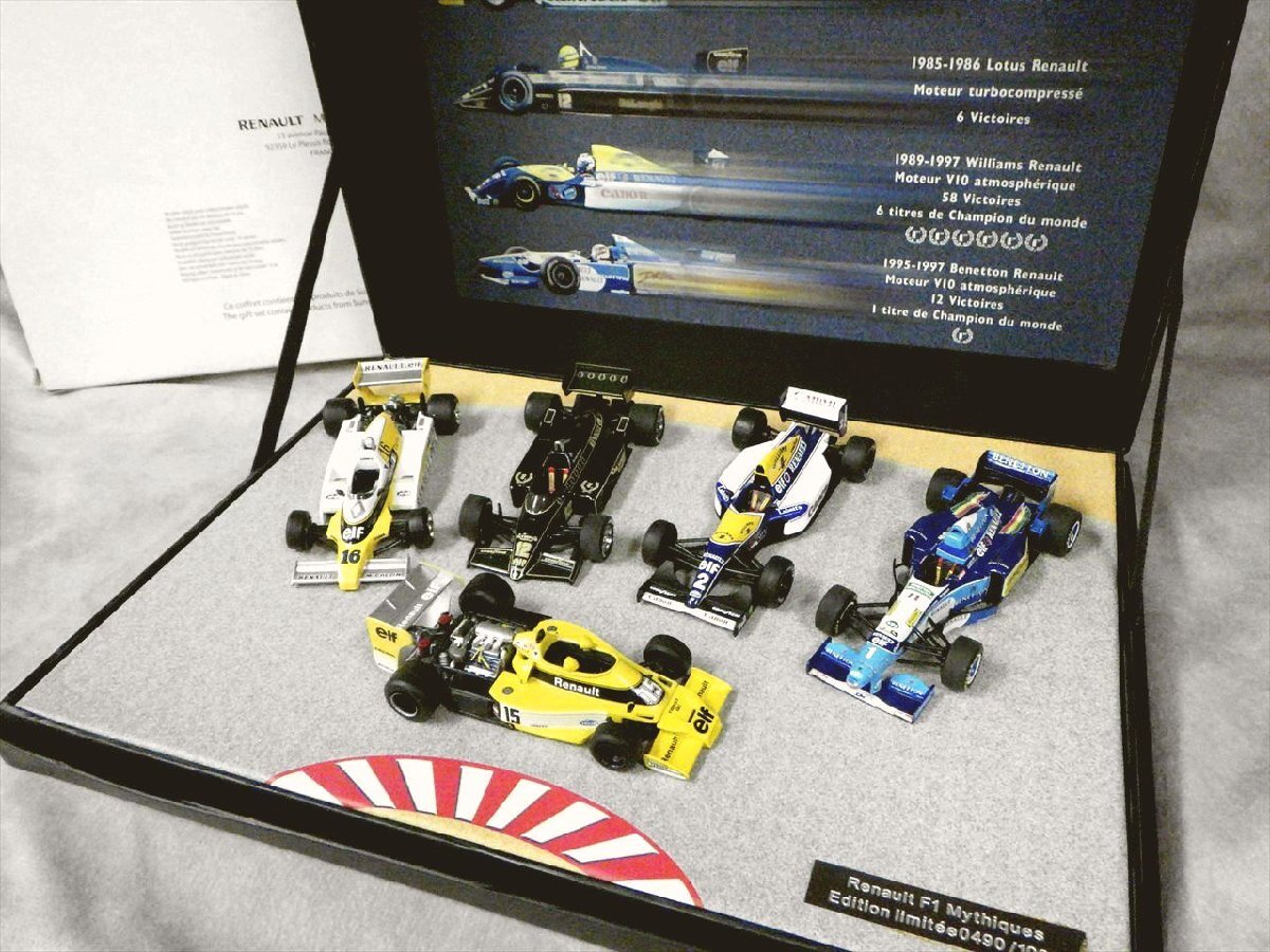 D48 未使用 限定 1/43 ルノー ミニカー 5台 ボックス セット D48 未使用 限定 1/43 ルノー ミニカー 5台 ボックス セット