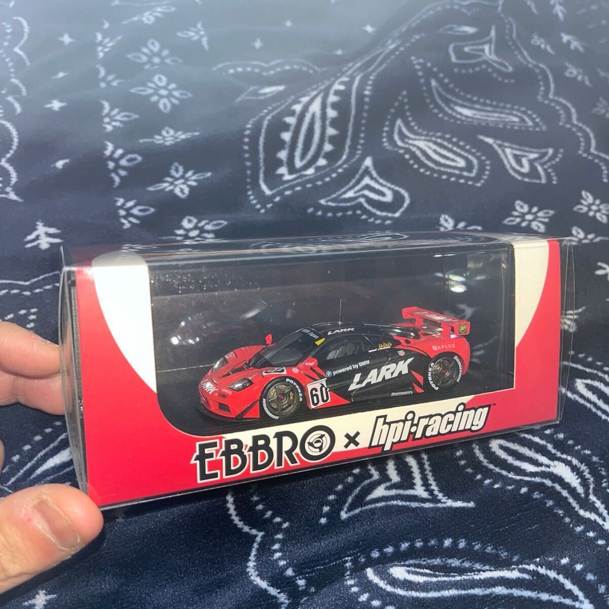 1/43 HPI エブロ 8537 マクラーレン F1 GTR 1996 JGTC （No.60） 服部尚貴 / R.Schumacher
