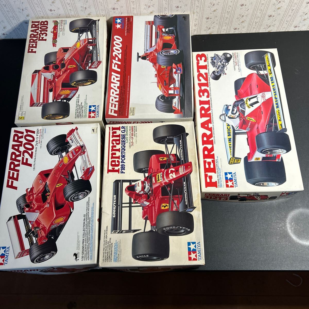 1/20 フェラーリ F1 5台　マルボロデカール セット タミヤ プラモデル フェラーリ 未組立品 TAMIYA セット