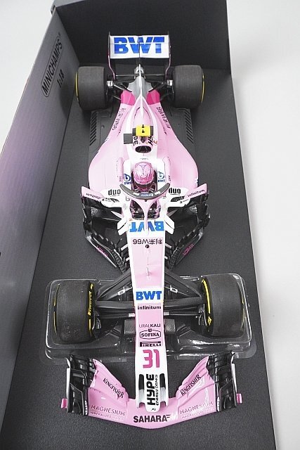 最安 ミニチャンプス PMA F1チーム インディア フォース サハラ 1/18 レーシングカー
