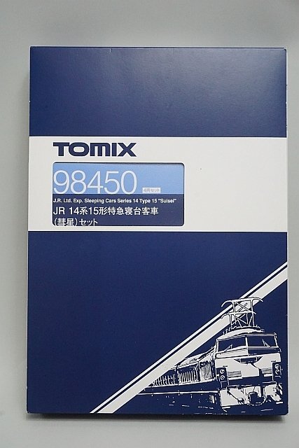 TOMIX トミックス Nゲージ JR 14系15形特急寝台客車(彗星) 4両セット ※室内灯付/1両のみ別の商品です 98450