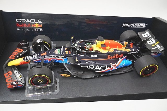 注目ブランド オラクル 1/18 PMA ミニチャンプス レッドブルレーシング M RB19 レーシングカー