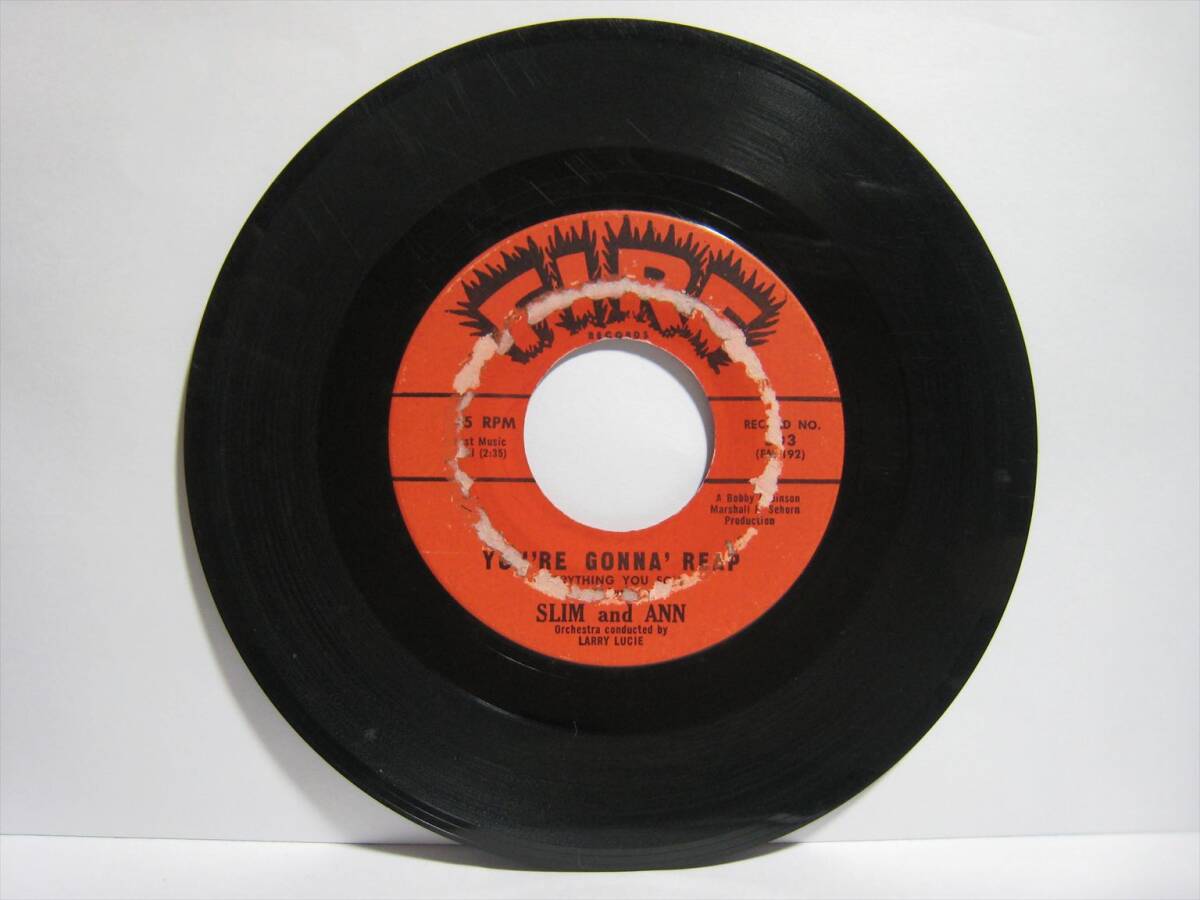 [7~] SLIM AND ANN (TARHEEL SLIM AND LITTLE ANN) / IT'S A SIN US запись ta- каблук * тонкий & little * Anne 