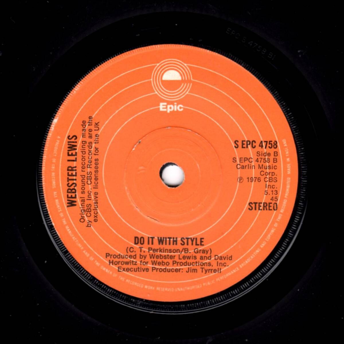 DISCO FUNK.BOOGIE.SOUL.ELECTRO.45 / Webster Lewis / Do It With Style / 7インチ / BUDDHA BRAND