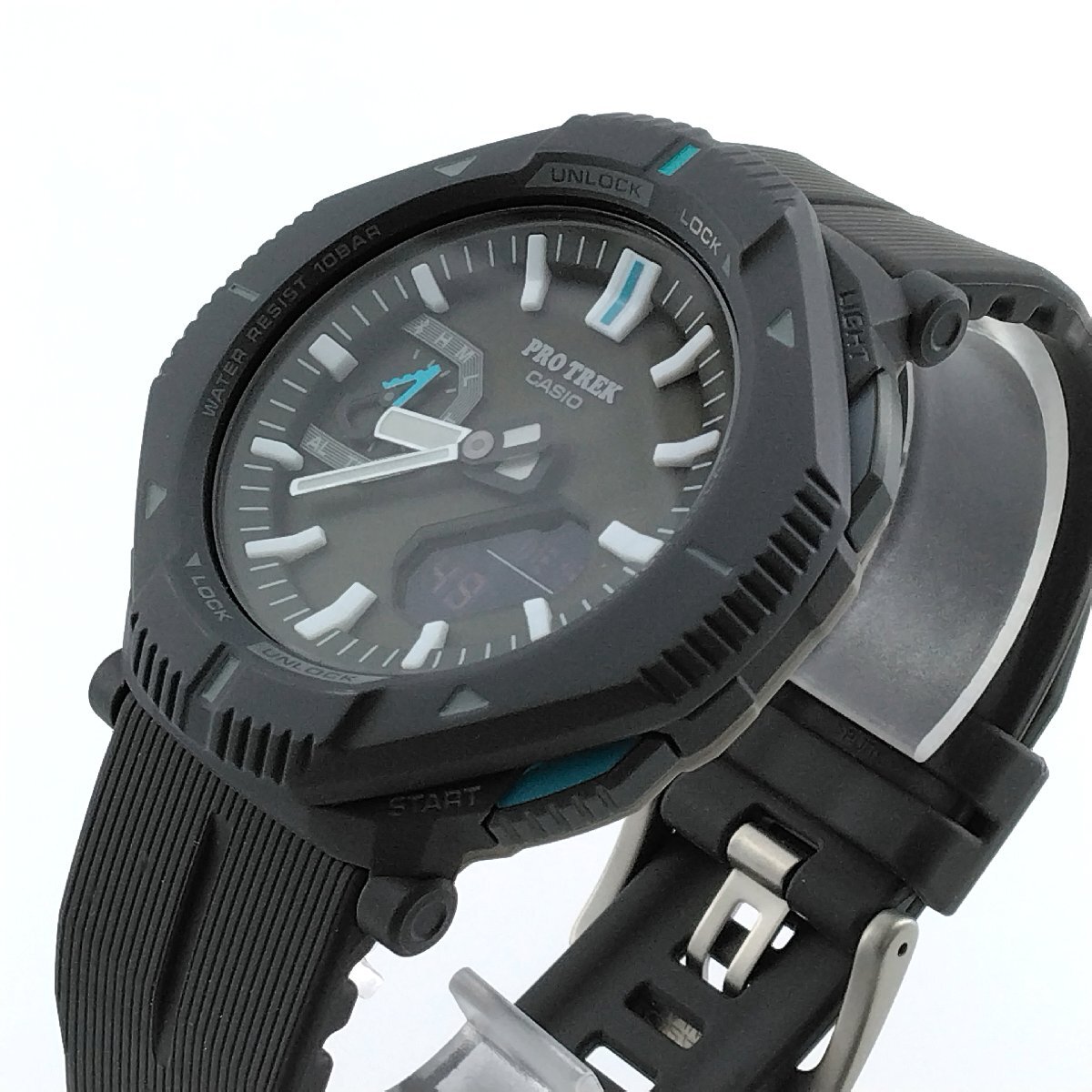 65190/CASIO wristwatch Protrek Hiker Line PRJ-B001-1JF Bluetooth Tough Solar Vaio trout plastic adoption men's gray [1129]