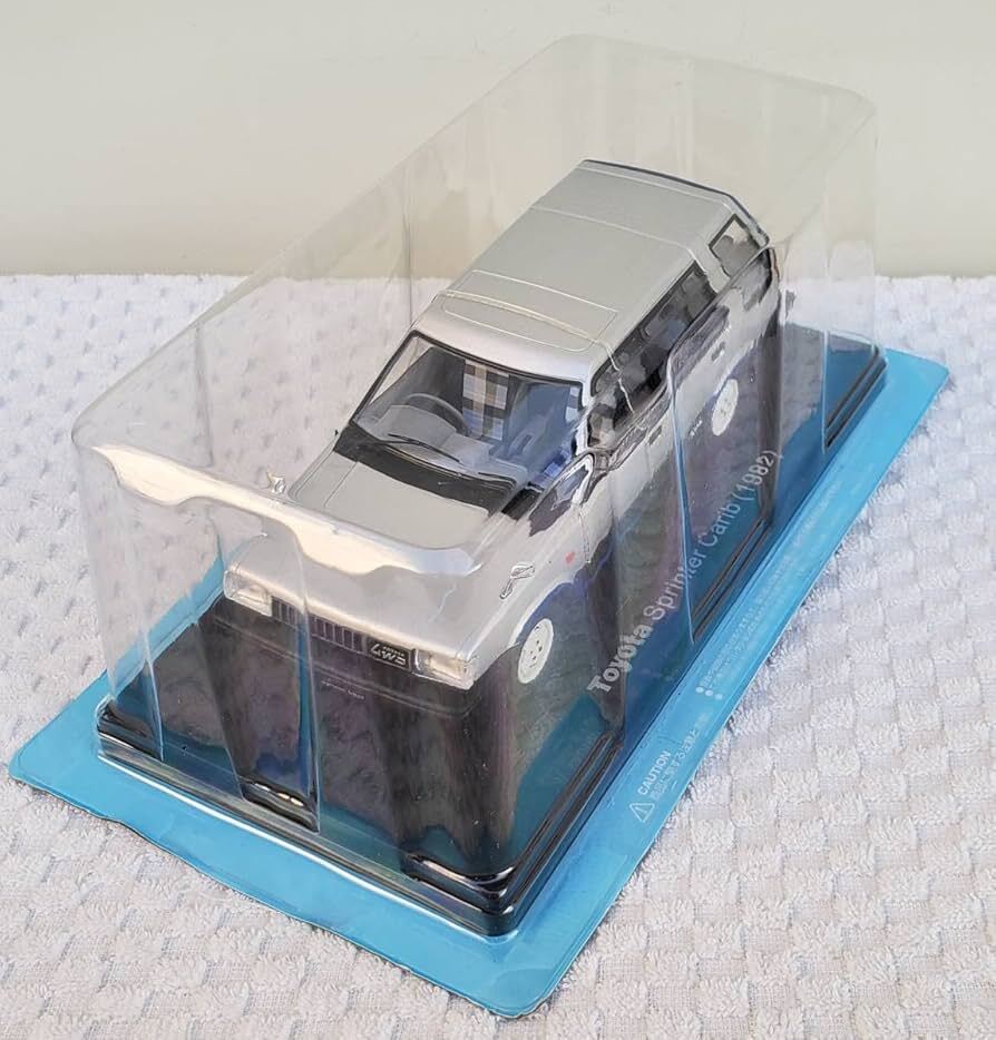 新品 未開封品 現状品 アシェット 1/24 国産名車コレクション トヨタ スプリンター カリブ 1982年式 ミニカー 車プラモデルサイズ TOYOTA