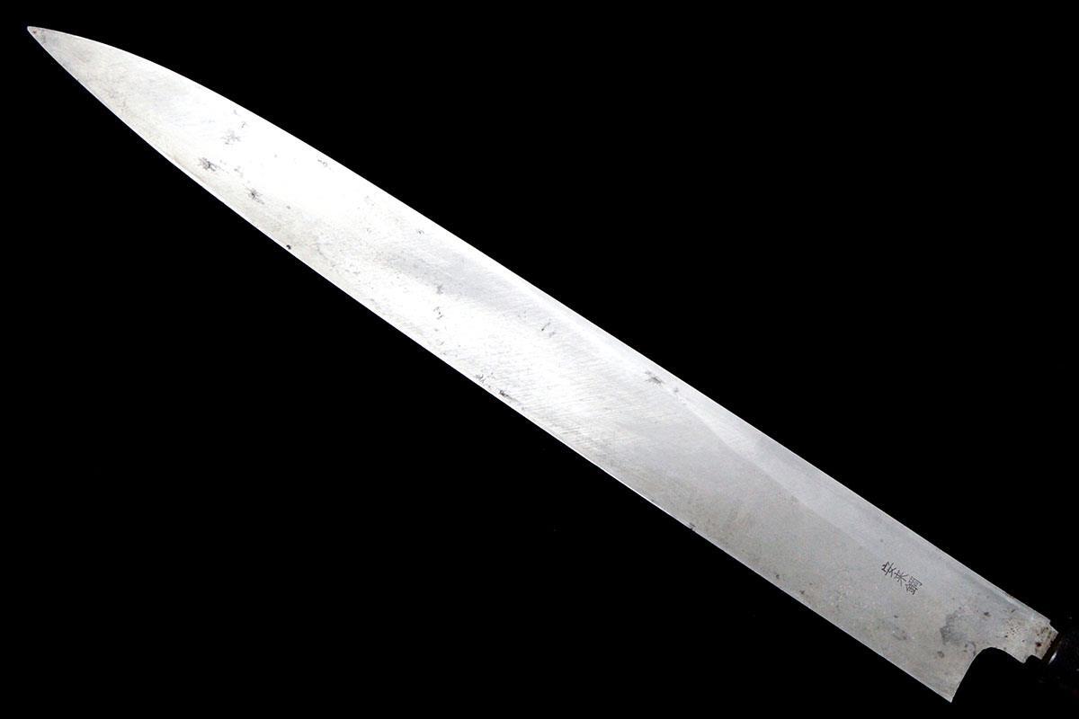 美品｜兼松 柳刃包丁 霞 尺一 安來鋼 樸柄 KN02-A10823-2L1D