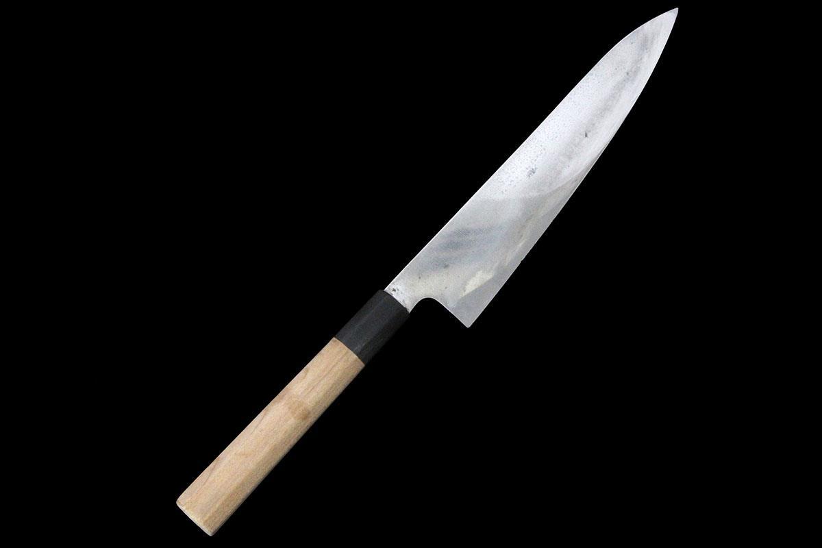 並品｜無銘 和牛刀 和包丁 210mm 朴柄 KN02-A10844-2L1C