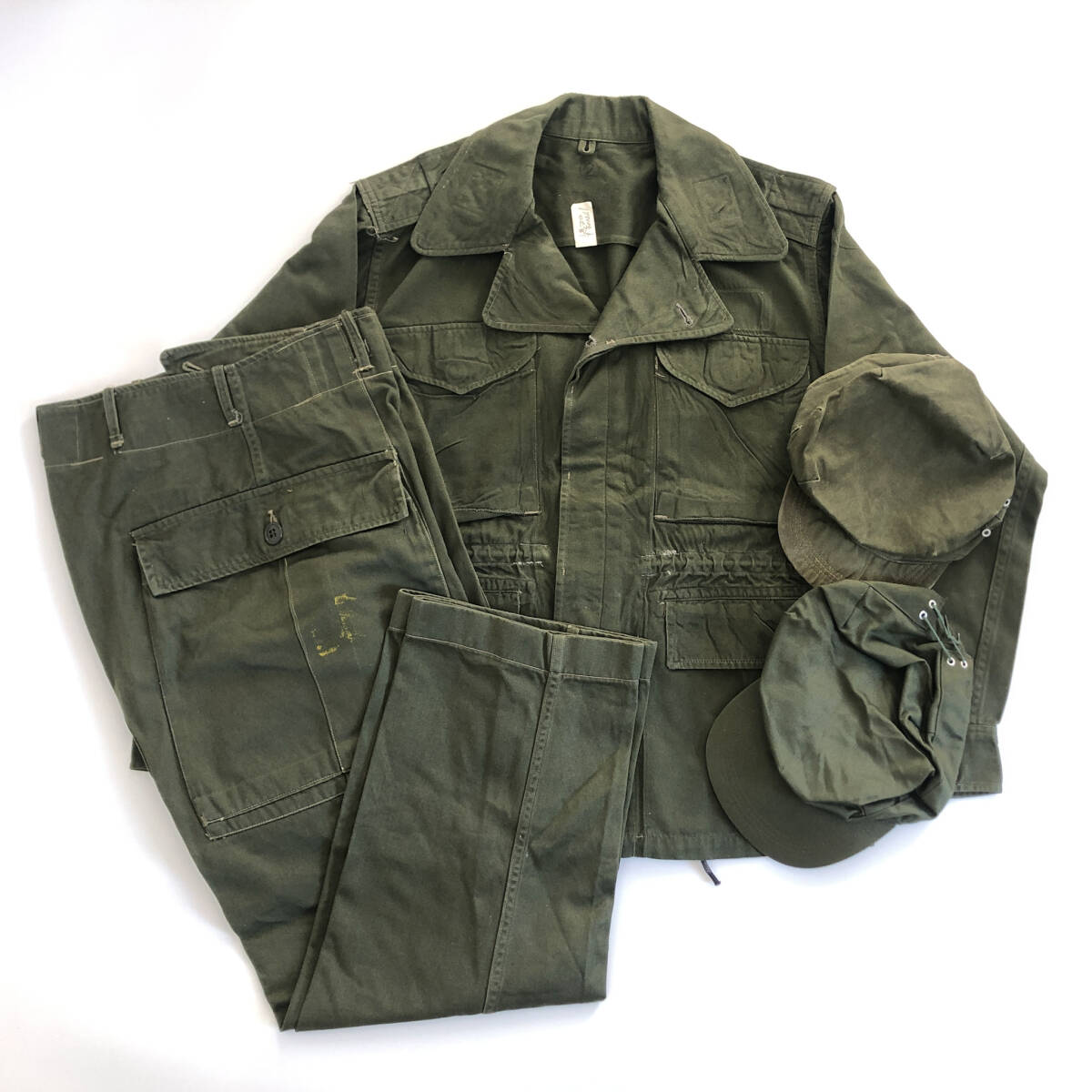 初期自衛隊 作業服 4つポケット 1966年 警察予備隊 保安隊 初期自衛隊 作業服 4つポケット 1966年 警察予備隊 保安隊
