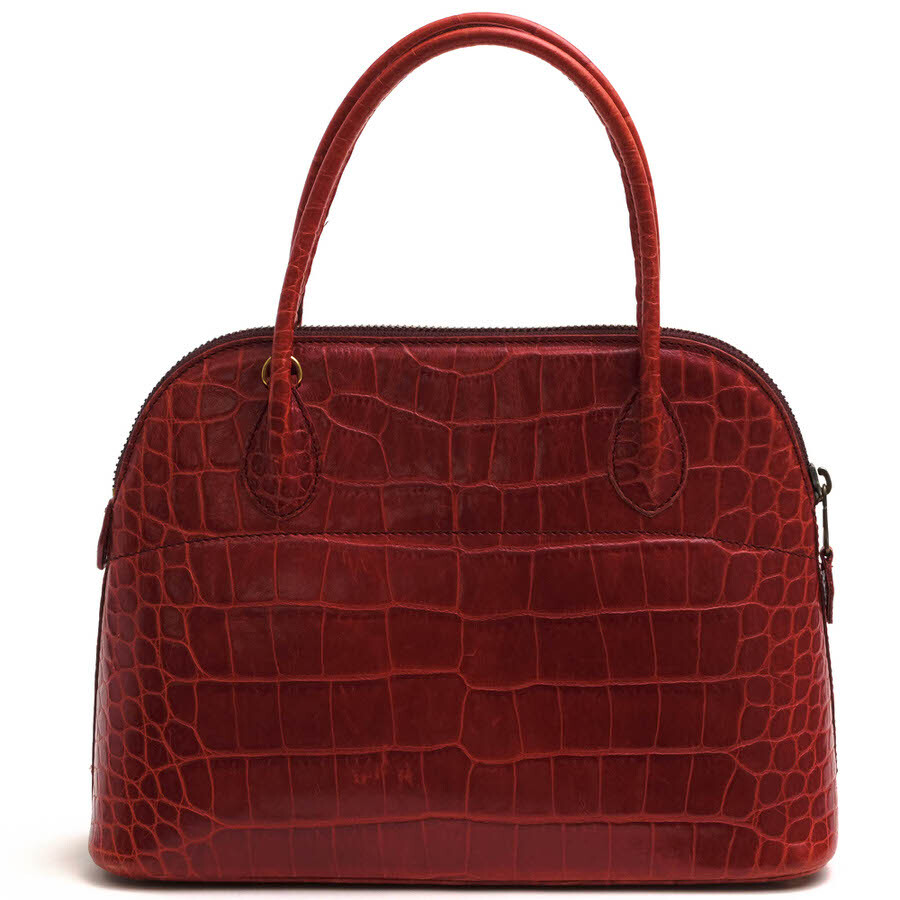 HENRY HIGH CLASS ハイクラス ハンドバッグ 牛革 クロコ型押し HENRY HIGH CLASS ハイクラス ハンドバッグ 牛革 クロコ型押し