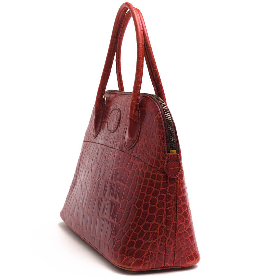 HENRY HIGH CLASS ハイクラス ハンドバッグ 牛革 クロコ型押し HENRY HIGH CLASS ハイクラス ハンドバッグ 牛革 クロコ型押し