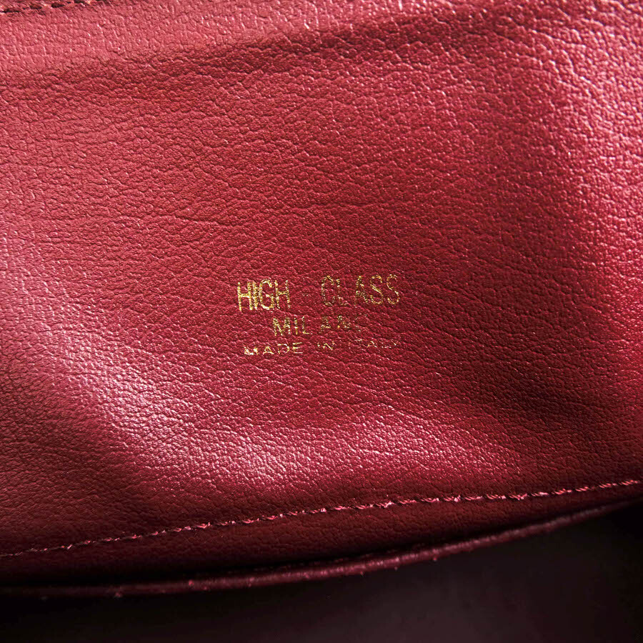 HENRY HIGH CLASS ハイクラス ハンドバッグ 牛革 クロコ型押し HENRY HIGH CLASS ハイクラス ハンドバッグ 牛革 クロコ型押し