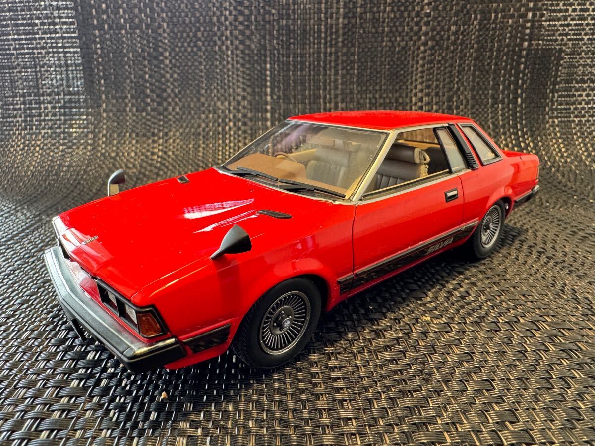 ハセガワ模型ニッサン シルビア（S110）前期型 HT 2000ZSE-X（1979）レッド完成品