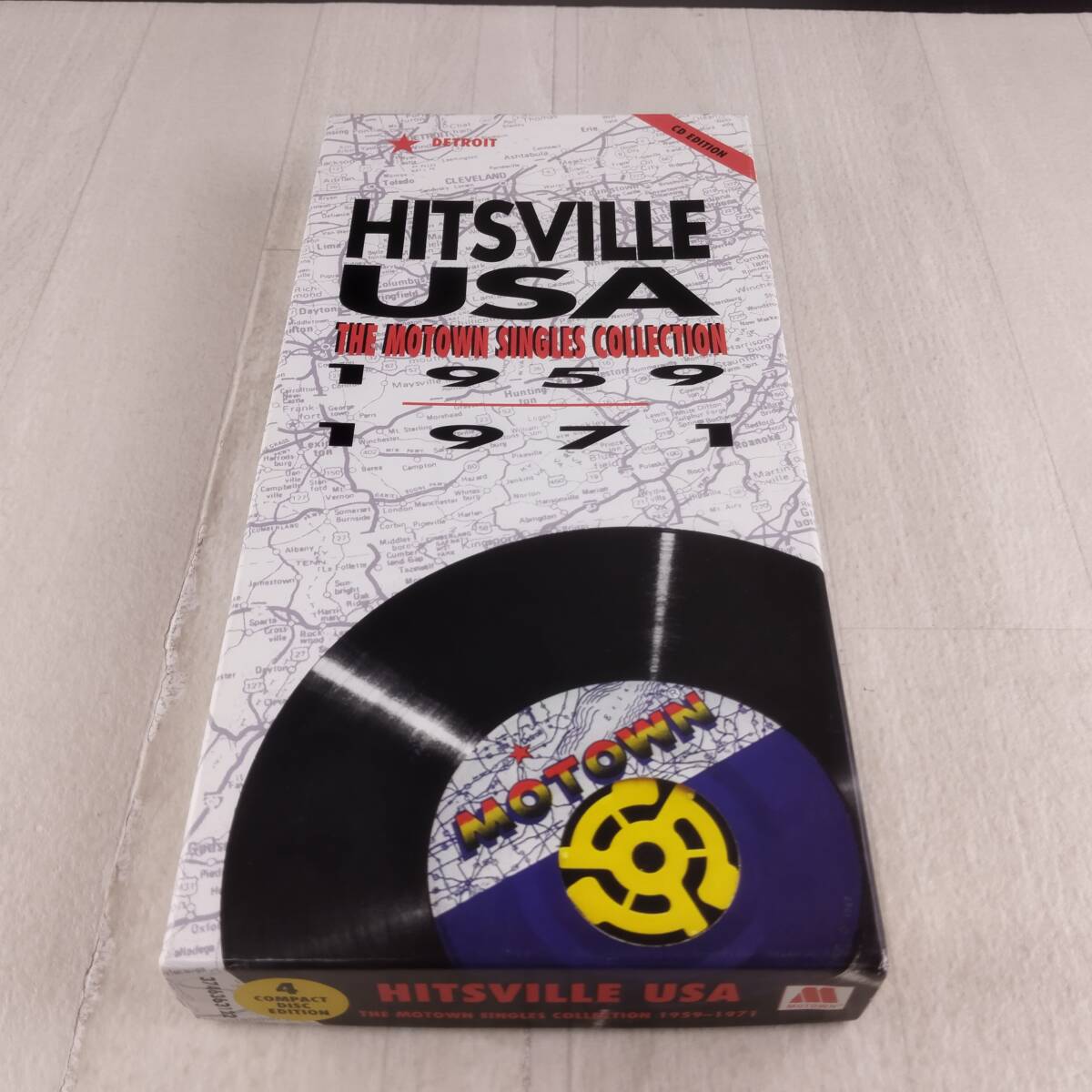 その他 3C20 CD HITSVILLE USA THE MOTOWN SINGLES COLLECTION 1959-1971 CD EDITION
