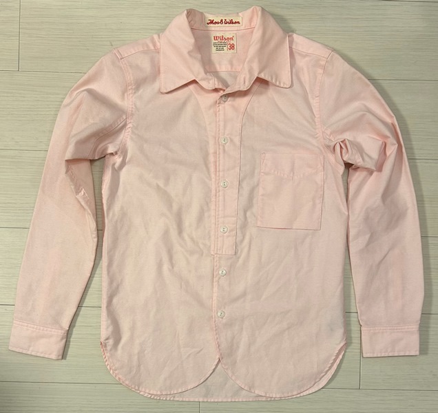 古着/長袖シャツ/Wilson/ウイルソン/Made in USA/米国製/サイズ 38/アメカジ/オールド/レトロ_画像1