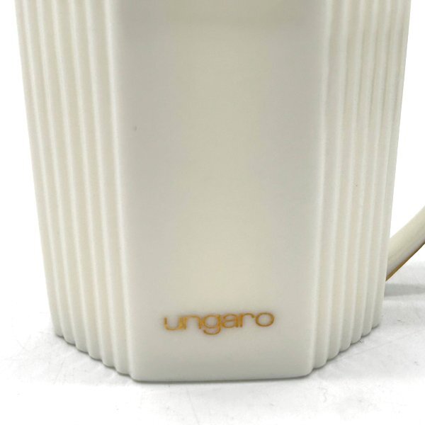 ungaro/ウンガロ モーニングセット ペア カップ＆ソーサー 2客セット 金彩 洋食器 コーヒー