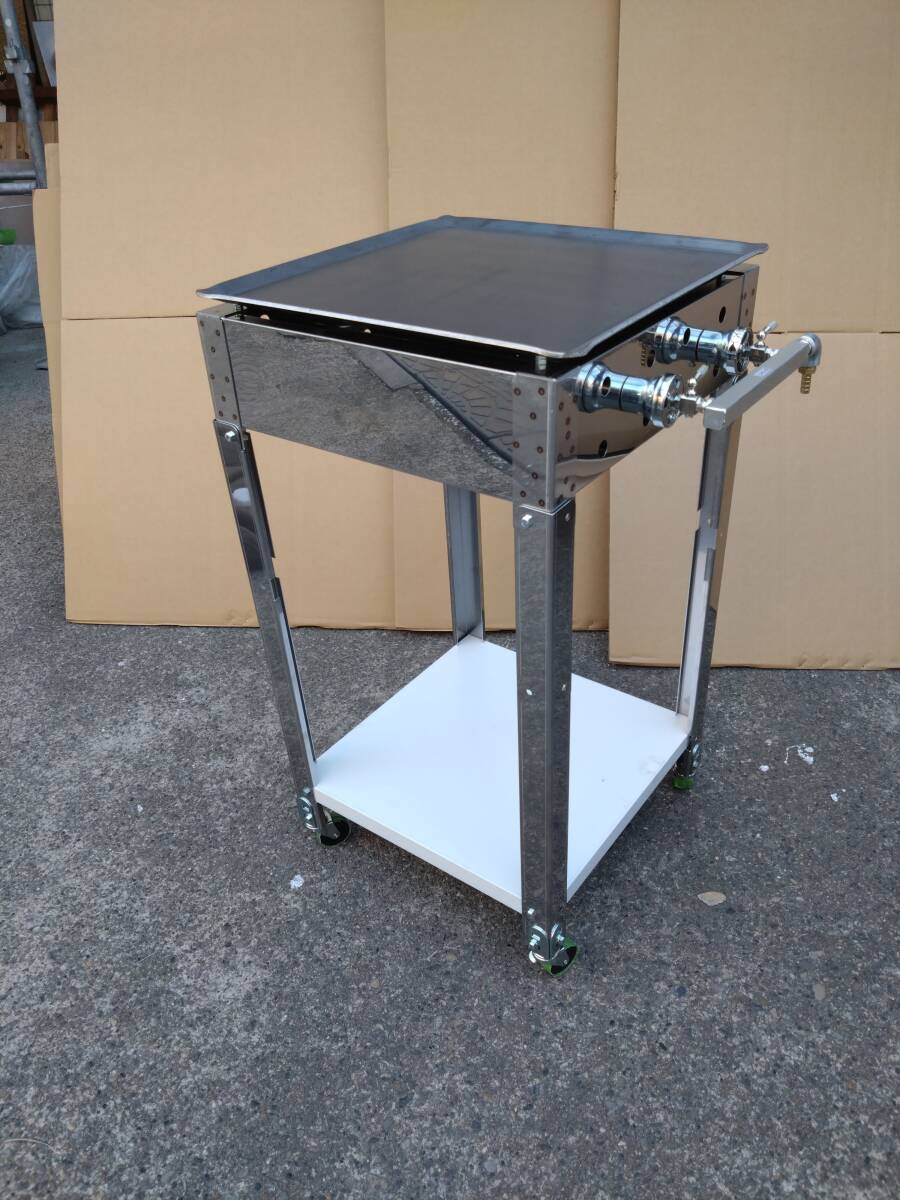 実演販売に 専用台 業務用 鉄板焼き ガスコンロ プロパン式 鉄板 実演販売に 専用台 業務用 鉄板焼き ガスコンロ プロパン式 鉄板