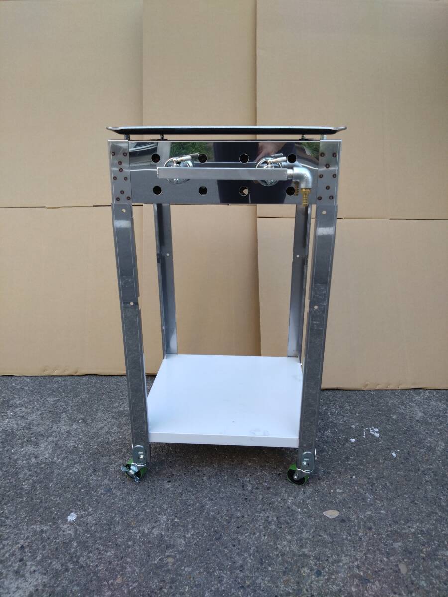 実演販売に 専用台 業務用 鉄板焼き ガスコンロ プロパン式 鉄板 実演販売に 専用台 業務用 鉄板焼き ガスコンロ プロパン式 鉄板