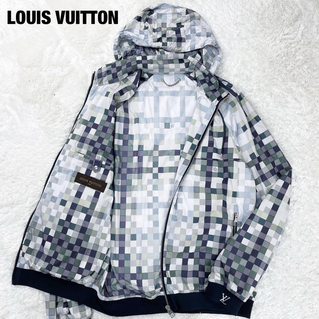 極美品!XL相当!!LOUIS VUITTON ルイヴィトン ダミエ柄 総柄 極美品!XL相当!!LOUIS VUITTON ルイヴィトン ダミエ柄 総柄