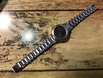 BK0222 良品程度 レア ヴィンテージ SEIKO セイコー ALBA CARIB カリブ チャコールグレー V701 クオーツ レディース 腕時(shí)計(jì)