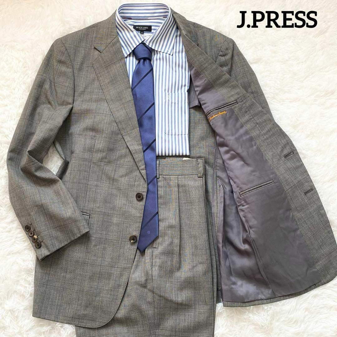 B60 美品 J PRESS ジェイプレス スーツセット グレー 灰色 A6 B60 美品 J PRESS ジェイプレス スーツセット グレー 灰色 A6